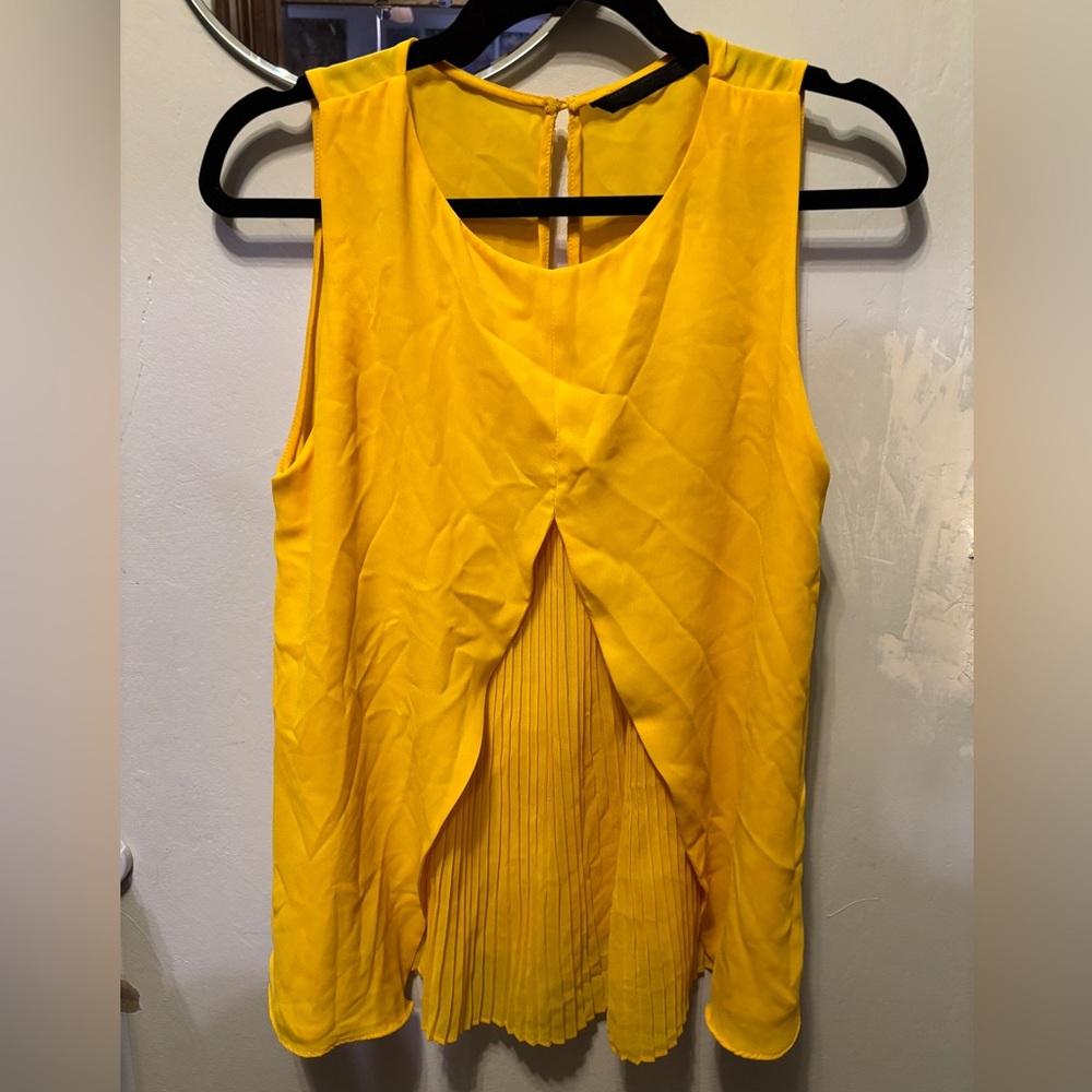 Zara Trafaluc yellow blouse